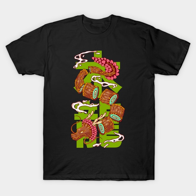 WOOD DRAGON (Spring) T-Shirt by Chofy87